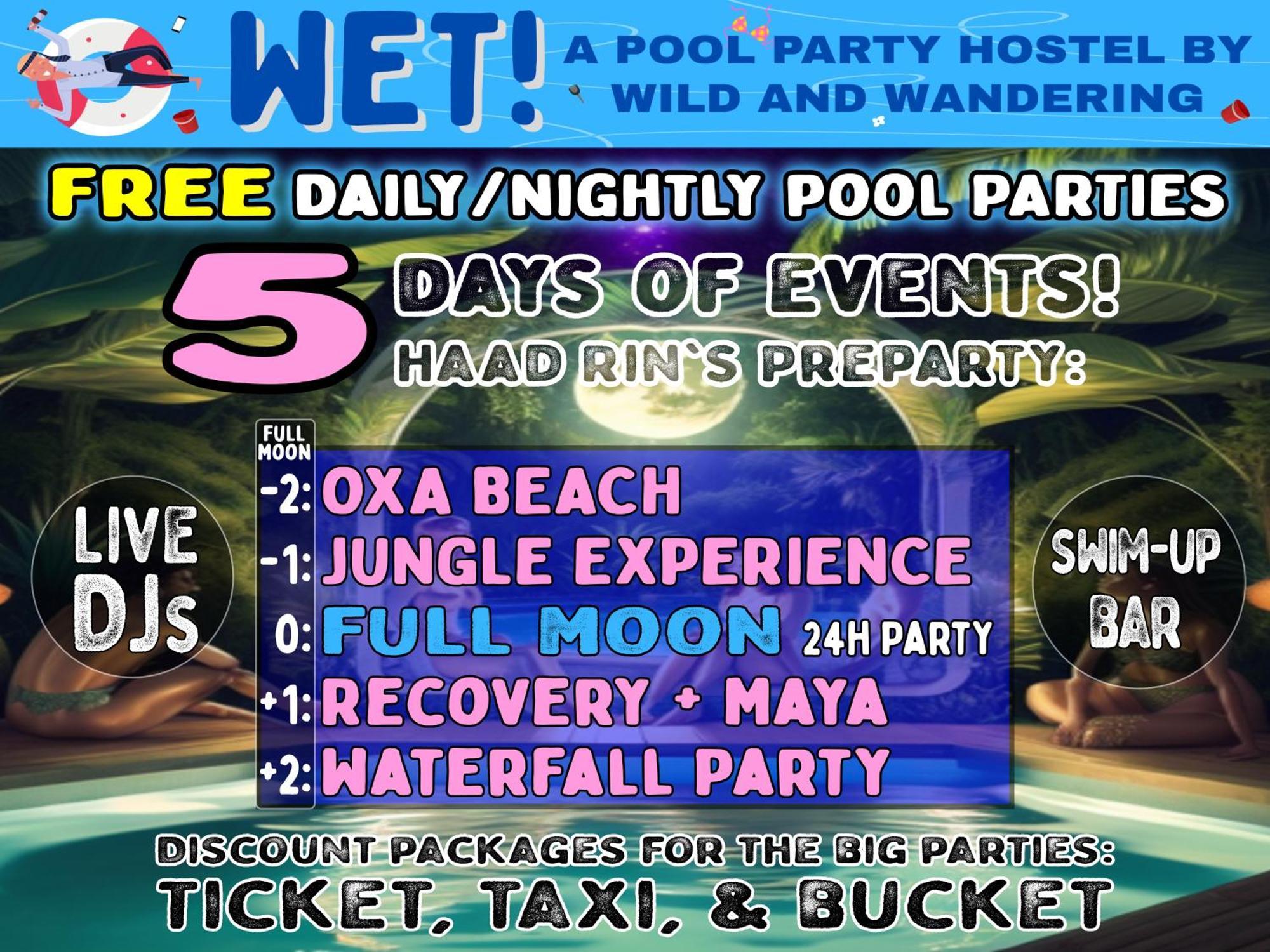 Wet! A Pool Party Hostel By Wild & Wandering 哈林海滩 外观 照片